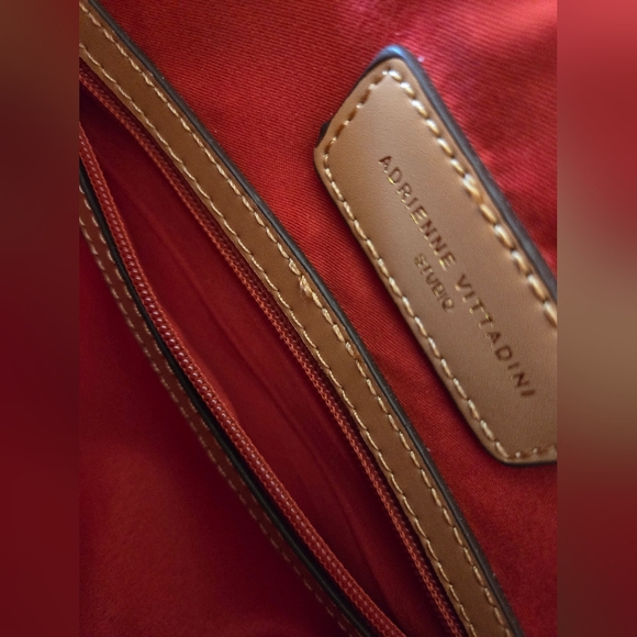 Adrienne Vittadini Studio The Signature Collection Satchel Double Handle Handbag - Picture 14 of 16